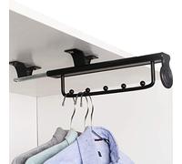 YCVAWEOD Black Tire Out Clotrs Henter Extensible Armoire de Garde-Robe Rail Organisateur pour armoire-25 cm / 30 cm / 35 cm / 40 cm / 44 cm (Taille: 30 cm) LWX