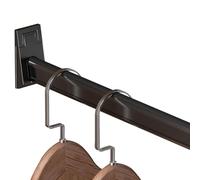 YCVAWEOD Bouet de Suspension de Placard en métal Noir pour Vestes et Manteaux Vêtements Robustes Polonais de séchage pour Les vêtements pour expans LWX