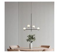 YCVAWEOD Boule de Verre Moderne LED Lustre de Plafond pour Chambre Salon Salle à Manger Table Suspension Lustres Luminaire éclairage LWX