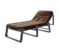 YCVAWEOD Camping lit avec Matelas pour Adultes réglables en 4 Positions Pliage lit de Couchage de Tente de Tente Robuste LWX