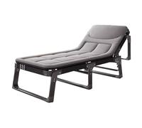 YCVAWEOD Camping lit avec Matelas pour Adultes réglables en 4 Positions Pliage lit de Couchage de Tente de Tente Robuste LWX