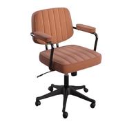 YCVAWEOD Chaise de Bureau avec Roues Chaise de Jeu en Faux Cuir pour Salon de Chambre à Coucher Salle de Maquillage U2013 Design Confortable et élégant pour Un Soutien Ultime LWX