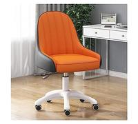 YCVAWEOD Chaise de Bureau Chaise de Bureau ajusté Mignon - Chaise de tâche d'ordinateur à 360 ° à 360 ° pour vanité à Domicile et Salon - Conception du Support du Dos Moyen LWX