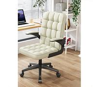 YCVAWEOD Chaise de Bureau Chaise de Jeu Chaise d'ordinateur Moderne Chaise de Bureau à Domicile Moderne avec Roues, Chaise de Bureau pivotante Chaise d'ordinateur à Hauteur réglable avec accoudoir à