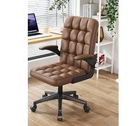 YCVAWEOD Chaise de Bureau Chaise de Jeu Chaise d'ordinateur Moderne Chaise de Bureau à Domicile Moderne avec Roues, Chaise de Bureau pivotante Chaise d'ordinateur à Hauteur réglable avec accoudoir à