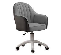 YCVAWEOD Chaise de Bureau, chaises de Bureau pivotant en Cuir PU pour Le Bureau à Domicile avec Bras pour Une vanité de Bureau d'ordinateur LWX