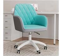 YCVAWEOD Chaise de Bureau de Bureau Chaise pivotante tâche de Pivot avec Hauteur réglable, Chaise d'ordinateur Accent rembourré (Taille: Taille, Couleur: Bule) LWX