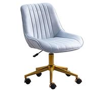 YCVAWEOD Chaise de Bureau en Velours - Chaise de Bureau Noire contemporaine pour Le Confort et Le Style, Parfait pour Une Utilisation à Domicile ou au Bureau LWX