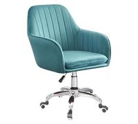 YCVAWEOD Chaise de Bureau exécutive Chaise de Bureau pivotant en Velours avec des accoudoirs à Hauteur réglable Chaise d'ordinateur pour Chambre à Domicile de la Chambre élégante. LWX