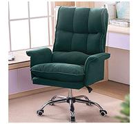 YCVAWEOD Chaise de Bureau High Back Dutch Velvet avec Support Doux et Fonction d'inclinaison de la Fonction de Jeu de Bureau ajusté Chaise pivotante pour exécutif à Domicile avec Roues LWX