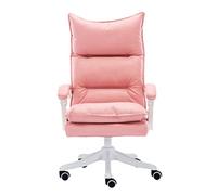 YCVAWEOD Chaise de Bureau, Ordinateur pivotant pivotant Confortable sédentaire Rose Dossier de Jeu Chaise de Bureau, Pads Rose-in-Pied LWX