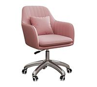 YCVAWEOD Chaise de Bureau pivotant Chaise de Bras pivotant avec Roues, Chaise Salon d'accent en Velours pour Salon/Chambre/Bureau à Domicile/étude pour Chaise de Bureau à Domicile LWX