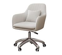 YCVAWEOD Chaise de Bureau pivotant Chaise de Bras pivotant avec Roues, Chaise Salon d'accent en Velours pour Salon/Chambre/Bureau à Domicile/étude pour Chaise de Bureau à Domicile LWX