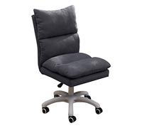 YCVAWEOD Chaise de Bureau pivotant Chaise de Jeu en Lin en Coton, Fauteuil de Chaise pivotante pour la Salle de réunion, Salon et Salle d'étude pour Chaise de Bureau à Domicile LWX