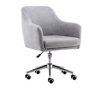 YCVAWEOD Chaise de Bureau pivotant chaises de Bureau d'ordinateur à Milieu de Dos avec Roues et Bras Chaise de Bureau de tâche pivotante de Hauteur réglable pour Chambre à l'étude, Chaise de Salon à