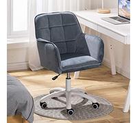 YCVAWEOD Chaise de Bureau pivotant Mid-Back Louting Chaise pivotante Apprentissage du Bureau de Bureau Chaise d'ordinateur pour la Maison/Bureau/Salle d'étude pour Chaise de Bureau à Domicile LWX