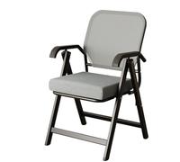 YCVAWEOD Chaise de Bureau Pliable - réception de Dos Gris et Chaise de réunion pour la Maison, Le Bureau ou la conférence - Conception et Confort d'économie d'espace LWX