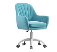 YCVAWEOD Chaise de Bureau Travail pivotant S Home exécutif Moderne réglable, Bureau en Velours avec Confort de Base en métal LWX