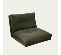 YCVAWEOD Chaise de Sol avec Support arrière, canapé Paresseux, Chaise de canapé Salon avec Support arrière, Chaise de Jeu au Sol Pliante, Parfaite pour Lire Le Jeu méditant vert-95 * 85 * 70cm LWX
