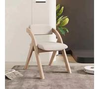 YCVAWEOD Chaises de Pliage avec Coussins Doux chaises de Pliage en Bois avec Coussins Doux Portables et chaises de Restauration Pliantes pré-installé LWX