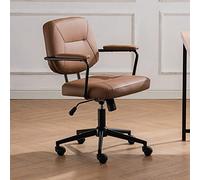 YCVAWEOD Chaises informatiques Confortables Chaise de Bureau avec Roues, Fauteuil de Bureau à mi-faute du Dos, Chaise Informatique Moderne, Chaise de Jeu inclinable Confortable LWX