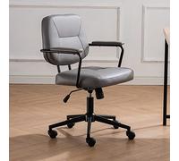 YCVAWEOD Chaises informatiques Confortables Chaise de Bureau avec Roues, Fauteuil de Bureau à mi-faute du Dos, Chaise Informatique Moderne, Chaise de Jeu inclinable Confortable LWX