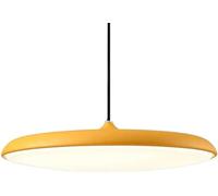 YCVAWEOD Chaner LED Minimaliste, Suspension de Plafond Semi-encastrée, Couleur Simple, Style Macaron LWX