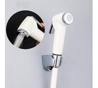 YCVAWEOD Cuisine Taps Handheld Bidet Spray Set Set Set Mur Bracket Tobelet Pulpord Kit Bidet Abs Hand pour Salle de Bain LWX