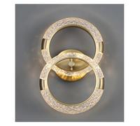 YCVAWEOD d Applique Murale LED Circulaire en Acrylique - Lumière décorative d'intérieur pour Salon, Chambre et Bureau - Solution d'éclairage respectueuse de l'environnement (Blanc Chaud 2