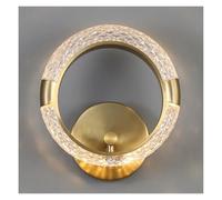 YCVAWEOD d Applique Murale LED Circulaire en Acrylique - Lumière décorative d'intérieur pour Salon, Chambre et Bureau - Solution d'éclairage respectueuse de l'environnement (Blanc Chaud 1 lumière)