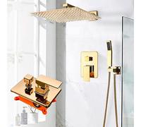 YCVAWEOD Douche Robinet Ensemble de Salle de Bain Fauce de Douche GOR Grande comme DE PLAIE comme Mur Mur MOURTAGE BATUITE SYSTÈME SORME Salle Salle Section DE SOIRIT LWX