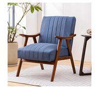 YCVAWEOD Fauteuil rembourré - Cadre en Bois et Coussin Doux pour Salon, Bureau, Chambre - Chaise de Lecture Confortable pour Une détente Confortable LWX