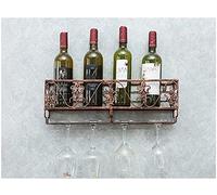 YCVAWEOD Iron Art Wall Moustned Bas-Backs, Porte-Verre, en Haut? LWX