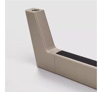 YCVAWEOD Kit de Support de Rails de Garde-Robe Moderne kit jusqu'à 140 cm Bar de Cintre à vêtements avec des Ongles Space Sabing Extender pour la buanderie 75 cm (29 1/2 ") LWX