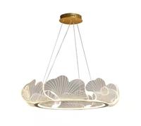 YCVAWEOD Lampe à Suspension Artistique en Forme de Feuille de Lotus, luminaire décoratif Moderne et Minimaliste pour Salon et Salle à Manger, Chambre à Coucher, étude, éclairage créatif LED LWX