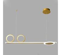 YCVAWEOD Lampe à Suspension LED de Style Nordique Moderne 53 W avec Hauteur réglable pour Salle à Manger, Salon, Chambre à Coucher et décoration de Couloir d Chaner Lampe Suspendue LWX