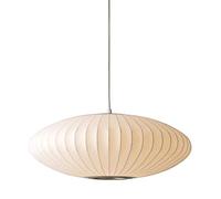 YCVAWEOD Lampe à Suspension Ronde de Style Japonais - Plafonnier à Soucoupe à Bulles Design Moderne à Suspendre pour Restaurants, Design Cocon Plat, éclairage à tête Unique LWX