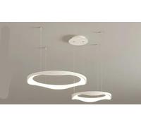 YCVAWEOD Lampes suspendues, Lampes suspendues LED Modernes, Salon, décoration de la Maison, Table à Manger, Chambre à Coucher, Lampe Suspendue, Lustre d'intérieur, luminaires (2 Couches B, lumière