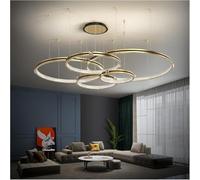 YCVAWEOD Lampes suspendues LED Modernes compatibles avec la Lampe Suspendue des Villas de Bureau du Hall, LWX