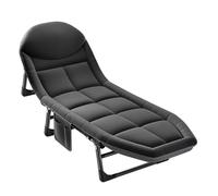 YCVAWEOD Lit de Camping Pliant Portable pour aldults 5 Positions ajustées pour lit de lit de Couchage de Couchage avec lit de Camp extérieur lit en Plein air. LWX