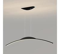 YCVAWEOD Lustre Lumière, Plafonnier Simple Long Arc Pendentif LED Dimmable Luxueux Art Ligne en Métal Salle À Manger Salon Décoration Lampe Suspendue Éclairage Réglable Fixt LWX