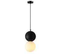 YCVAWEOD Lustre Moderne E27 Mini Boule de Ciment Pendentif lumière Moderne Terrazzo Plafond Suspension Lampe créative LED Lustre luminaires pour Salon Chambre Restaurant hôtel LWX