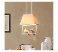 YCVAWEOD Lustres Simples de Style Japonais, Lampes suspendues Modernes, compatibles avec plafonnier, étude, Salle à Manger, Cage à Oiseaux, décoration d'intérieur, Lampe LED LWX