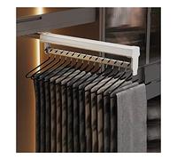 YCVAWEOD Organisateur de Placard de Rack de Pantalon pour Pantalon pour Pantalon et Manteaux Blancs (36x12.2 cm) LWX