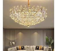 YCVAWEOD Pendentif en Cristal Moderne Chaners de Plafond de Luxe décoration de la Maison LED Lampe Suspendue pour Salon décor d éclairage de Lustre, Moderne LWX