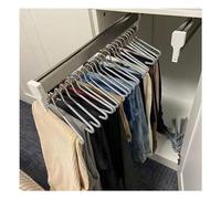 YCVAWEOD Pied de Placard Extensible réglable - Rail de Garde-Robe Polyvalent pour Manteaux et Pantalons, Porte-nizer économique avec Piste coulissante Lisse - Couleur élégante b LWX