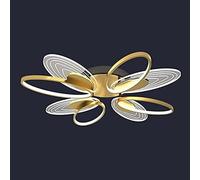 YCVAWEOD Plafonnier LED Moderne à encastrer, Lustre à Panneau Acrylique LED, luminaire Suspendu, Compatible avec la décoration de la Maison, du Salon, de la Chambre à Coucher, de la Salle à Manger