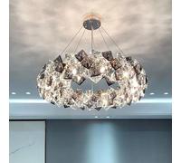 YCVAWEOD Post-Moderne lumière Luxe Lustre en Cristal Maison Lampe décorative lumière LED hôtel Chambre Salon Lampe Suspension LWX