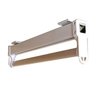 YCVAWEOD Pull-Out Stainless Steel Wardrobe Hanging Rod,Adjustable Telescopic Clothes Hanger Rod 30-60 cm,Sliding Wardrobe Wardrobe Rod to Save Storage Space (Size : 500mm/19.7inch) LWX