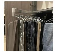 YCVAWEOD Rack de Rails de Cintre de vêtements Extensible pour la Garde-Robe et Le Placard Organisation de l'organisation Solution de Stockage de vêtements de 25 kg Capacité de Chargement 550 mm (21,6